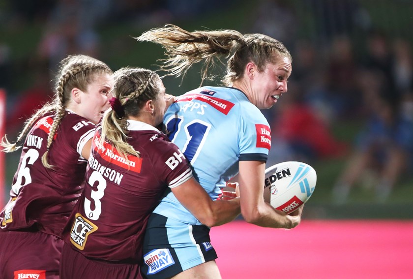 NSW captain Kezie Apps.