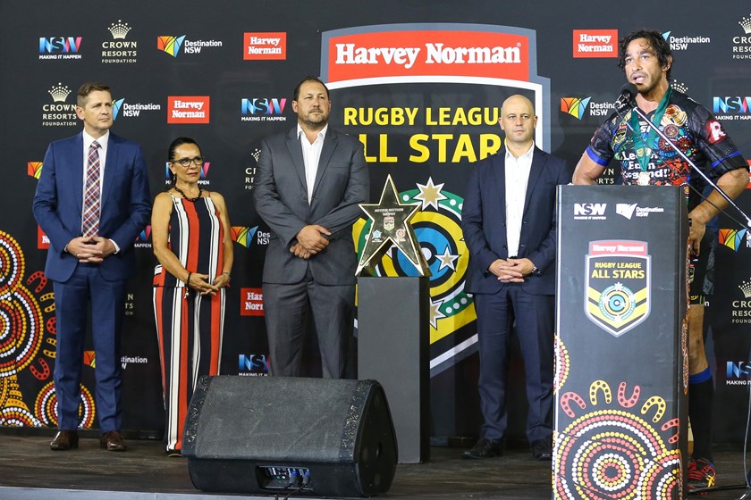 Johnathan Thurston after the 2017 All Stars match.