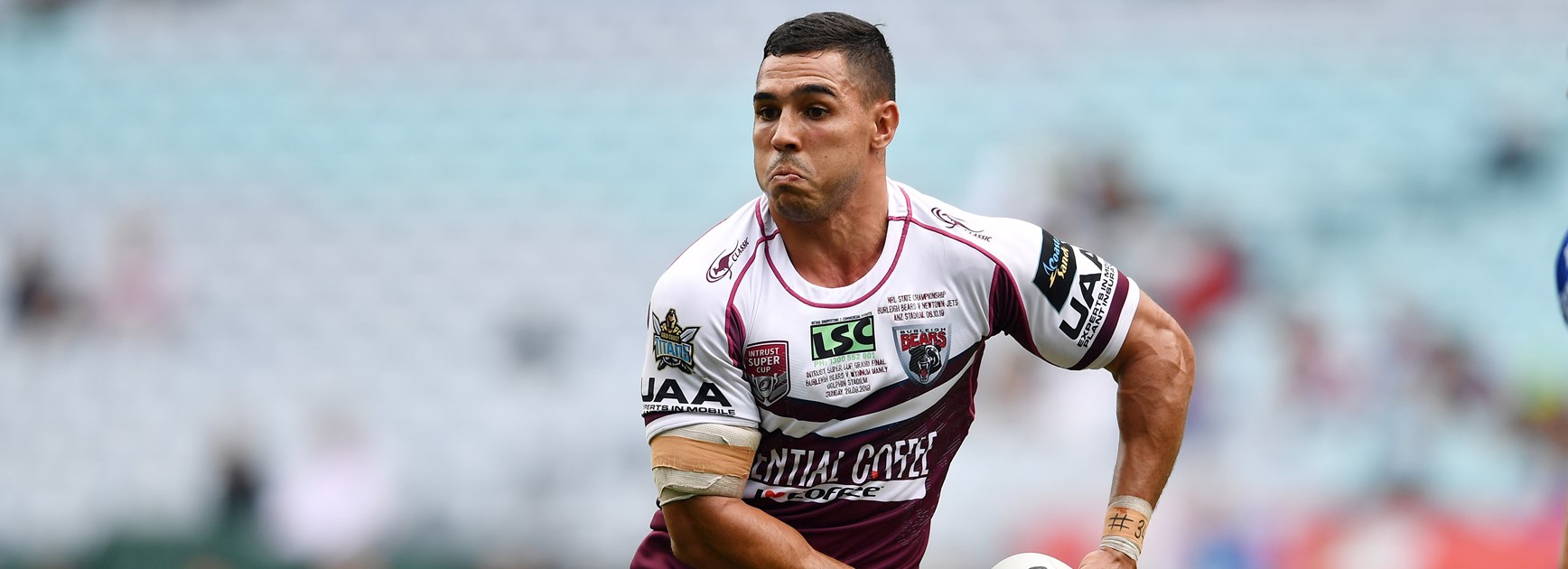 Titans half Jamal Fogarty in action for the Burleigh Bears in 2019.
