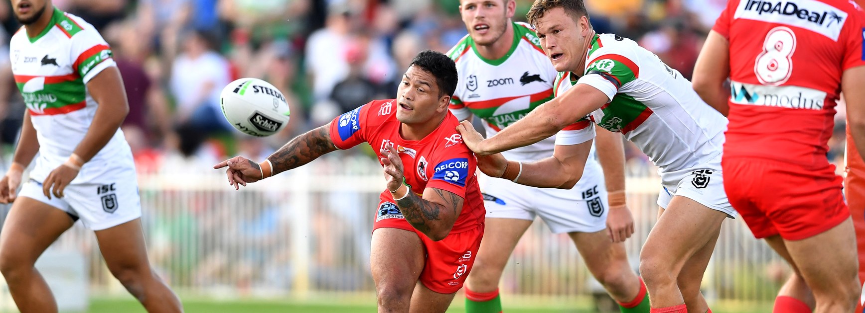 Dragons hooker Issac Luke.