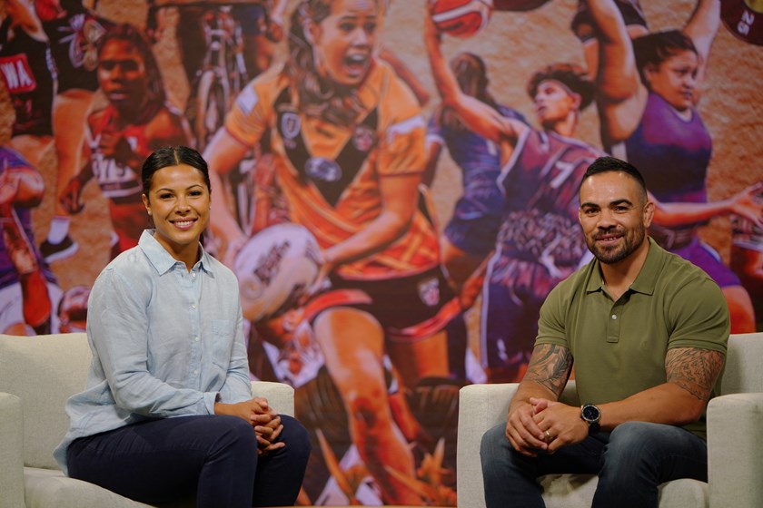 Tiana Penitani and Dene Halatau host That Pacific Sports Show.