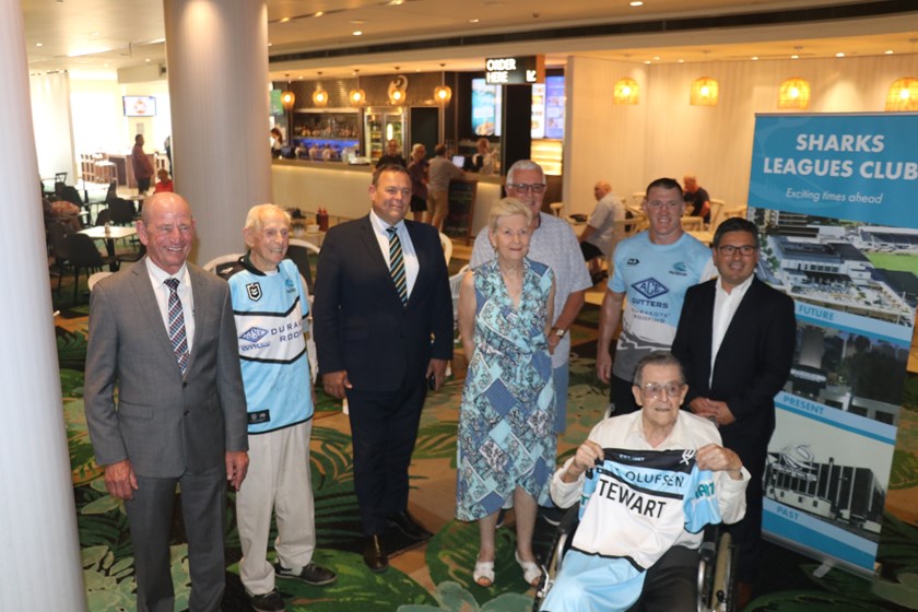Jack Stewart at Sharks Leagues Club prior to the start of refurbishments.