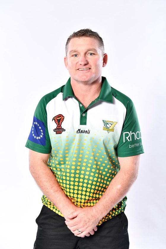 Women's Indigenous All Stars coach Ian Bourke.