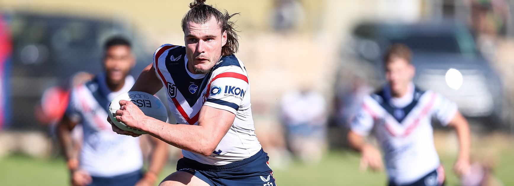 Roosters back-rower Angus Crichton.