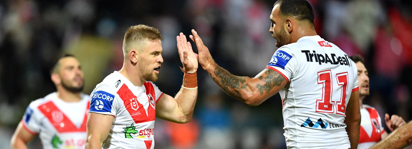 Dragons fullback Matt Dufty.