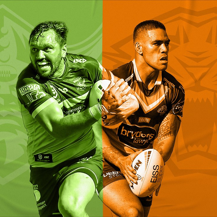 Raiders v Wests Tigers: Bolter Kris to start; Mbye erases doubts