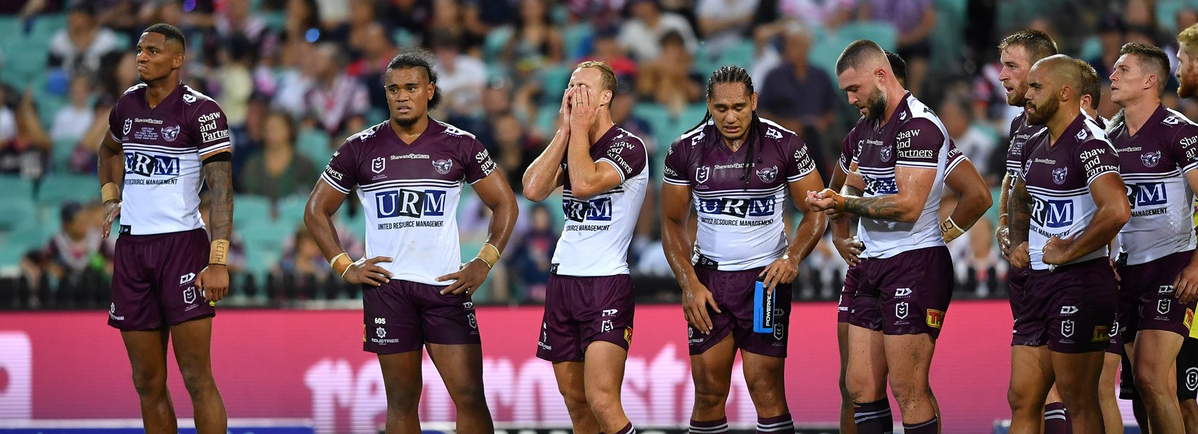 Daly Cherry-Evans and his dejected Sea Eagles.