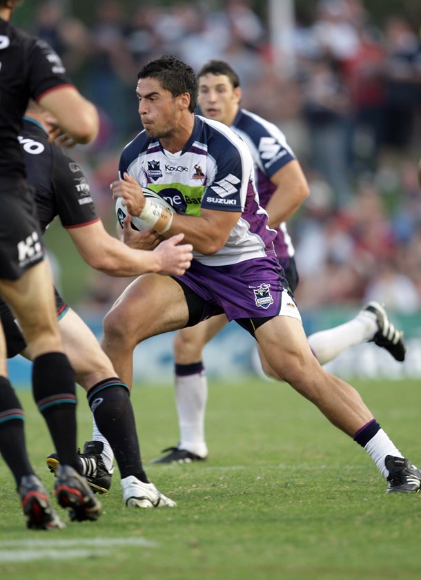 Jesse Bromwich during his rookie season in 2010.