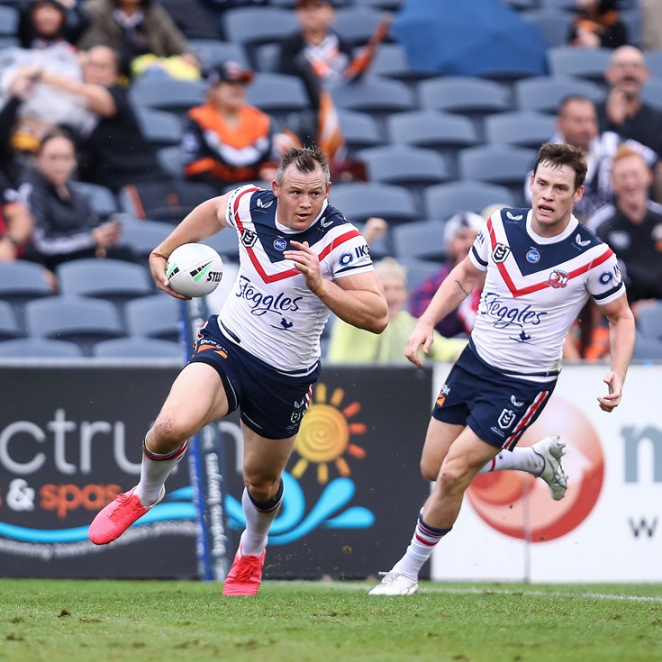 Keary magic and Morris hat-trick helps Roosters thump Tigers