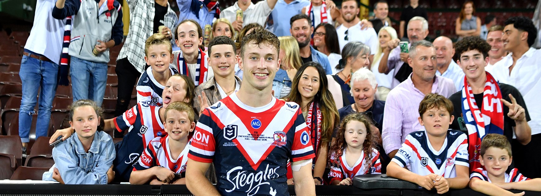 Sam Walker after his NRL debut.