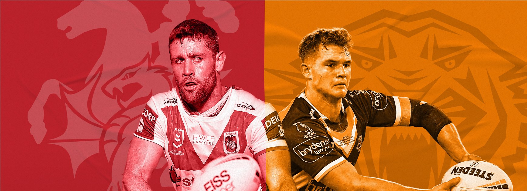 Dragons v Wests Tigers: McGuire to start; rookie replaces Roberts