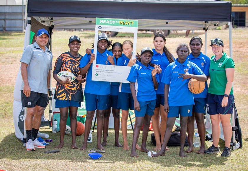 "The kids can go home happy knowing they've met Matty Bowen," said Sila Pati from Tiwi College.