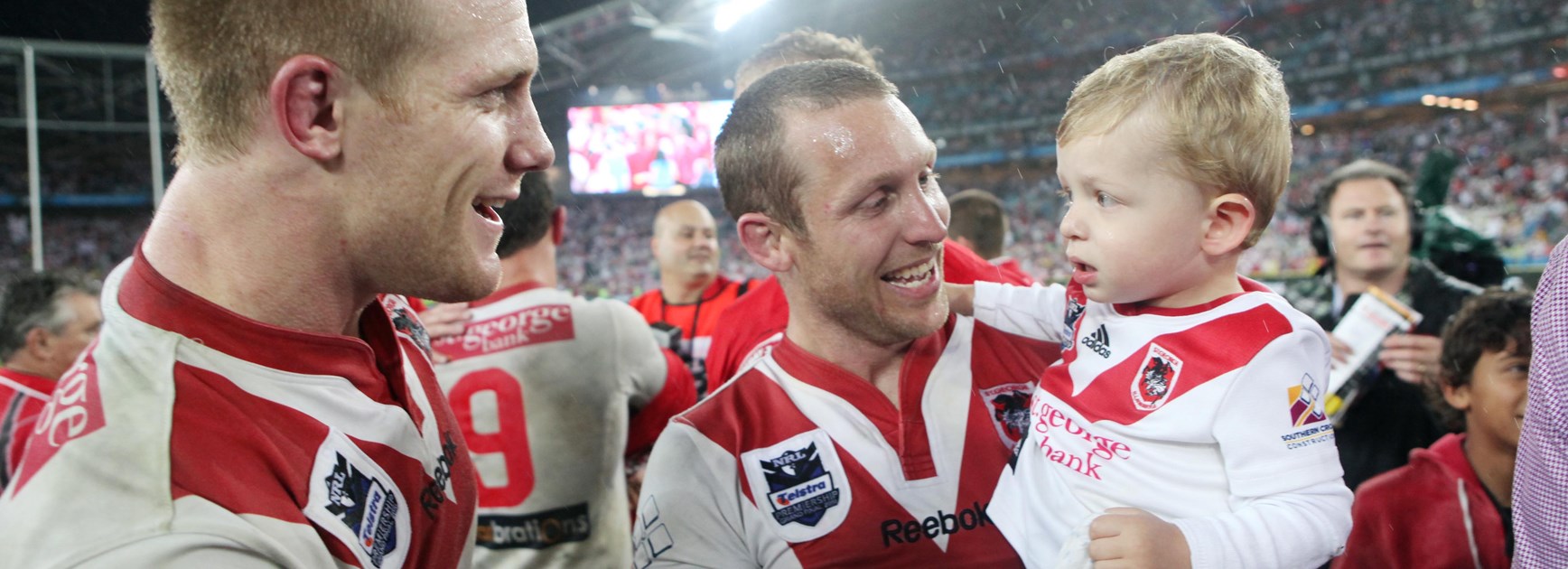 Premiership heroes inducted into Dragons' Legends Walk