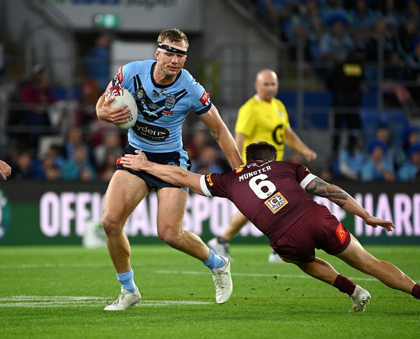 Tom Trbojevic won the Wally Lewis Medal as 2021 Origin player of the series