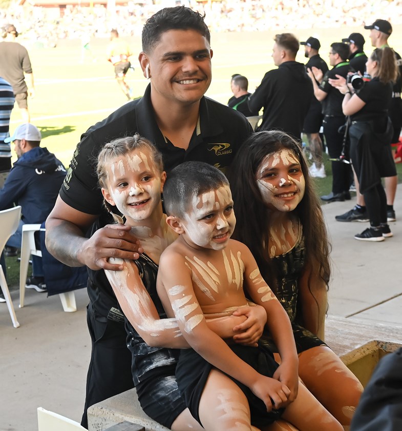 Latrell Mitchell proved a huge hit in Dubbo last Sunday