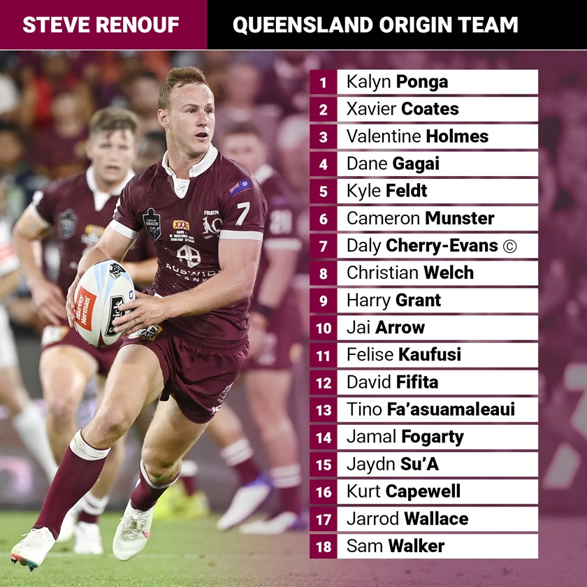 State Of Origin 2021 Queensland Maroons Team That Steve Renouf Would Pick Nrl