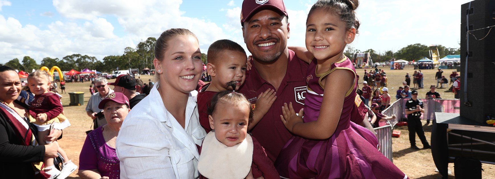 Maroons forward Felise Kaufusi.