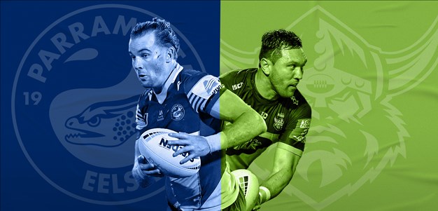 Eels v Raiders: Moses back injury, Fergo recalled; Wighton, Savage out