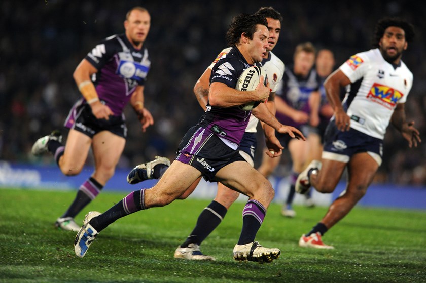 Cooper Cronk played 323 games for the Storm between 2004 and 2017.