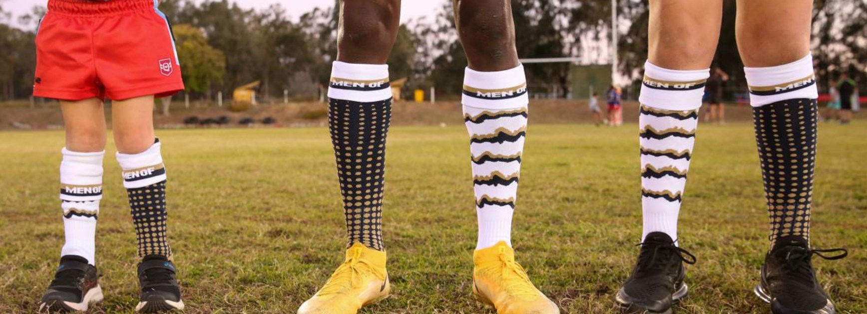 Sock it to 'em: Players give Men of League campaign a leg up