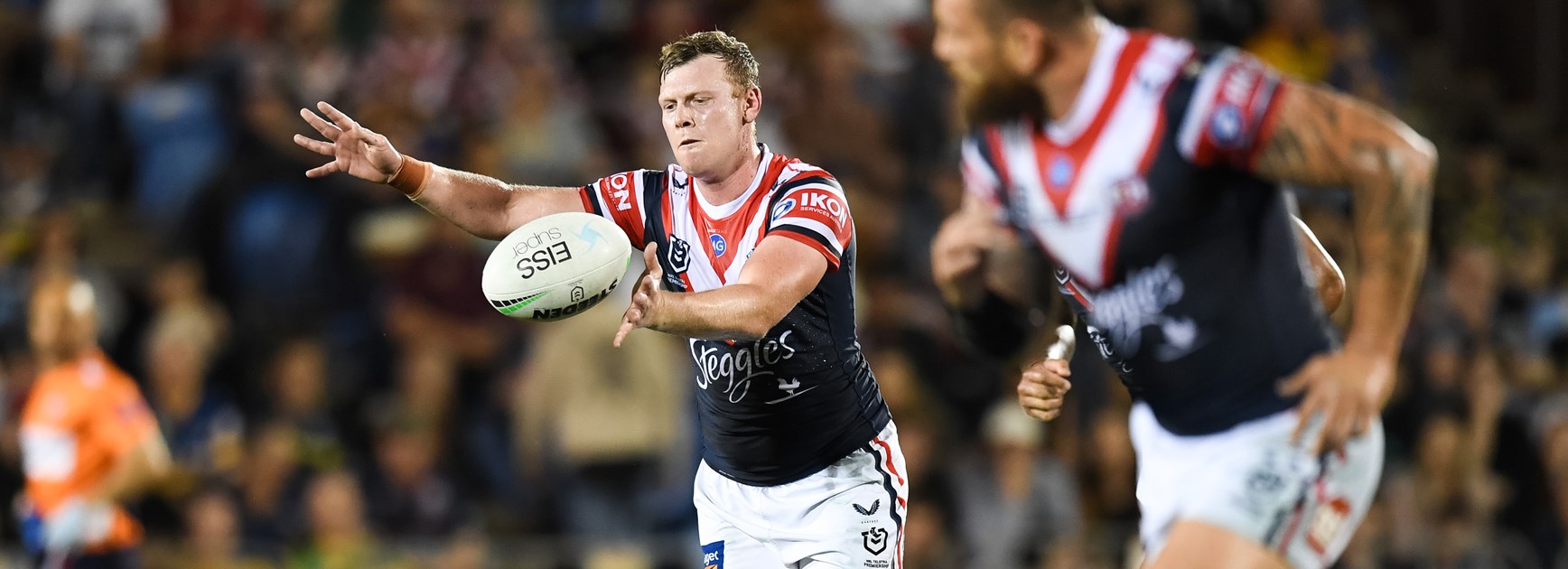 Roosters five-eighth Drew Hutchison.