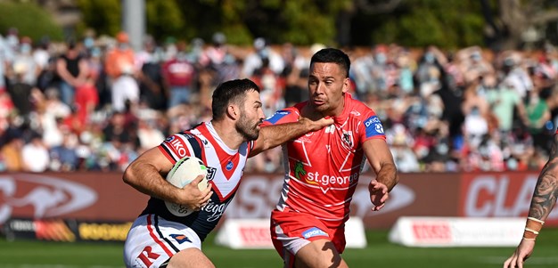 Teddy stars as 'featherweight' Roosters knock Dragons to canvas