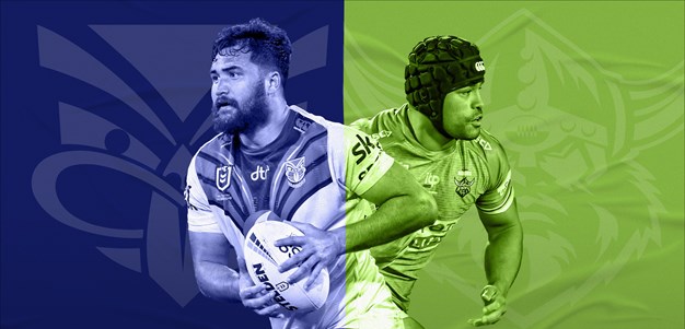 Warriors v Raiders: Curran in, CHT out; Frawley to half