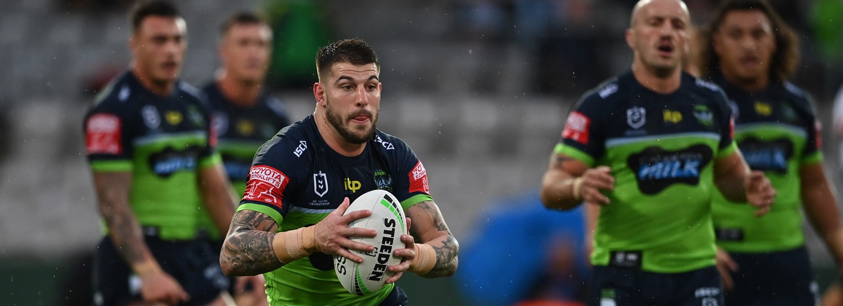 Raiders centre Curtis Scott.