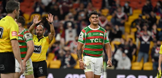 Mitchell charged, Manu hurt as Rabbitohs overrun Roosters