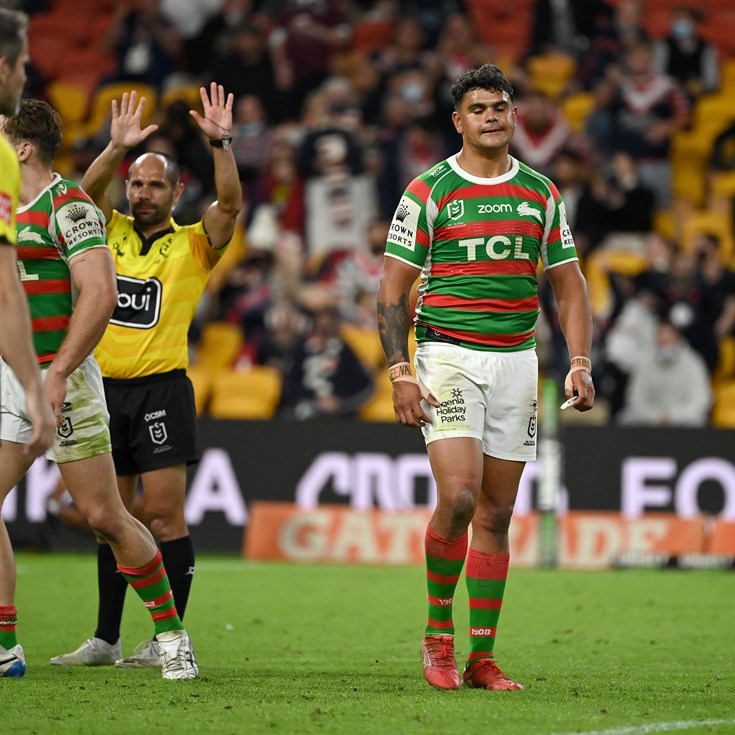 Mitchell charged, Manu hurt as Rabbitohs overrun Roosters