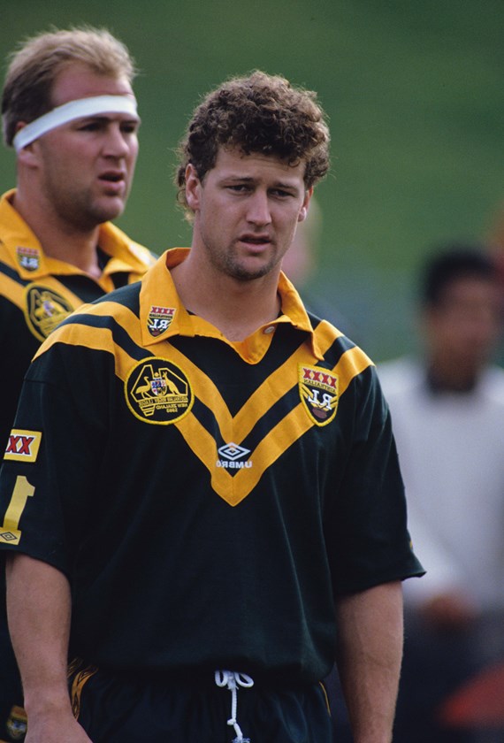 Brad Mackay debuted for Australia in 1990 and went on to play 12 Tests for his country.