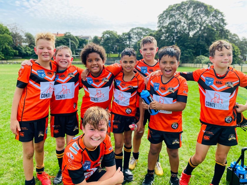 Black and gold will never fold ... Leichhardt Juniors under-9s first division.