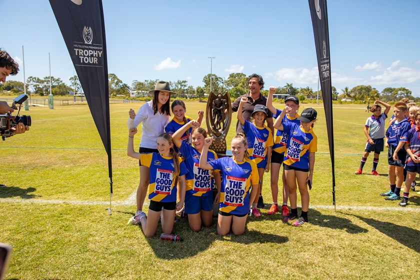 Johnathan Thurston and the NRL Trophy Tour in Mackay.