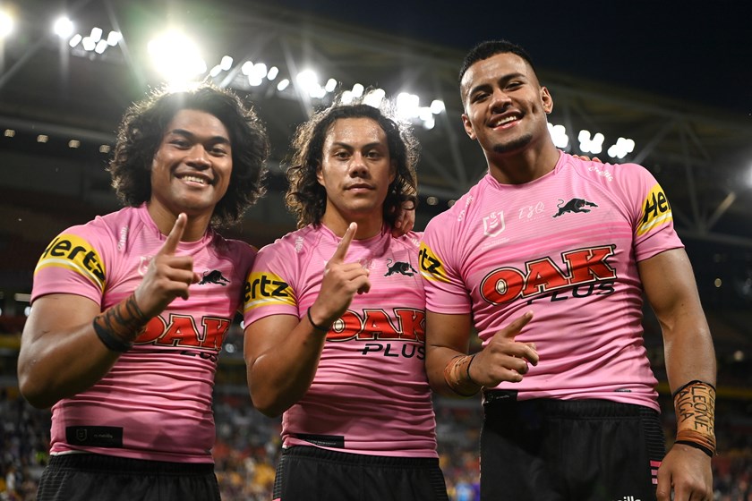 Panthers stars Brian To'o, Jarome Luai and Stephen Crichton  could all don the Samoan jersey.