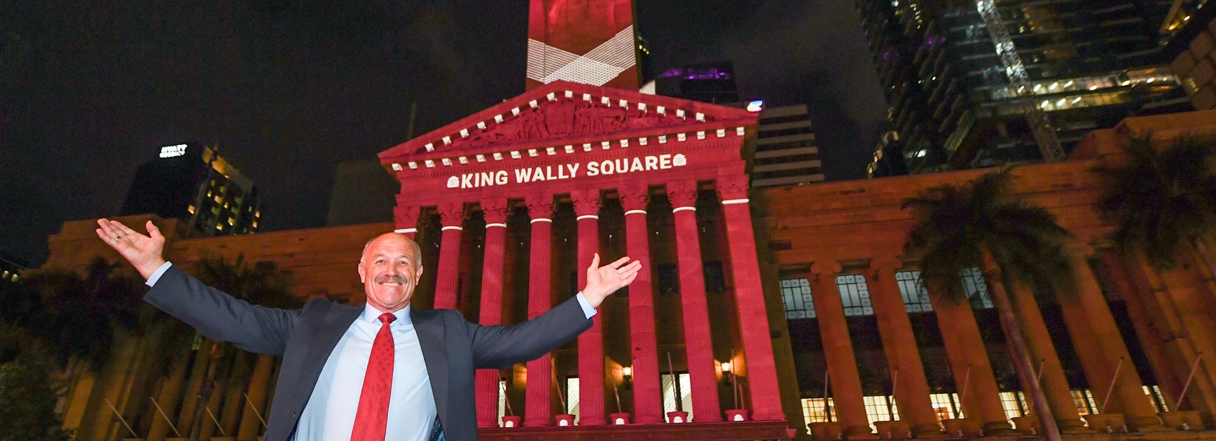 King George Square has become King Wally Square.