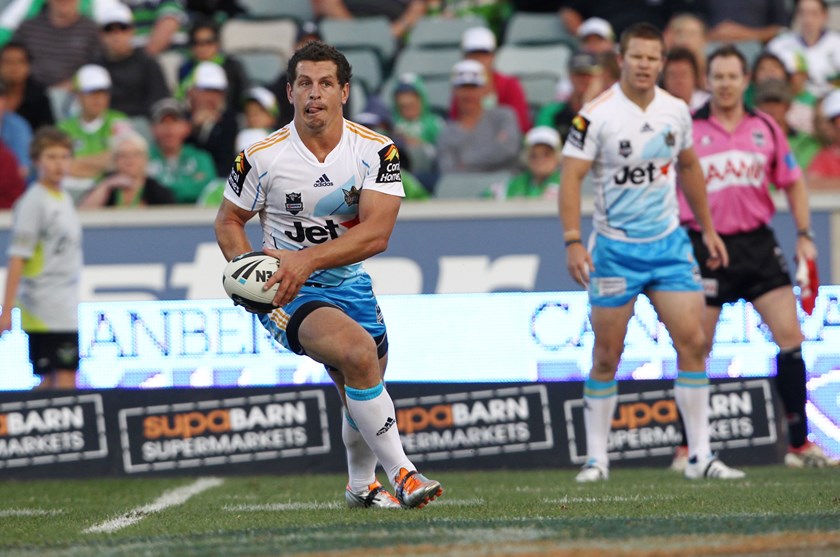 Greg Bird in action for the Titans.