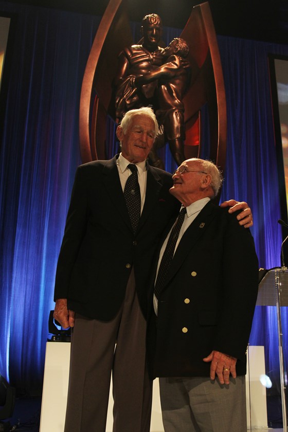 Norm Provan with Arthur Summons in 2013.