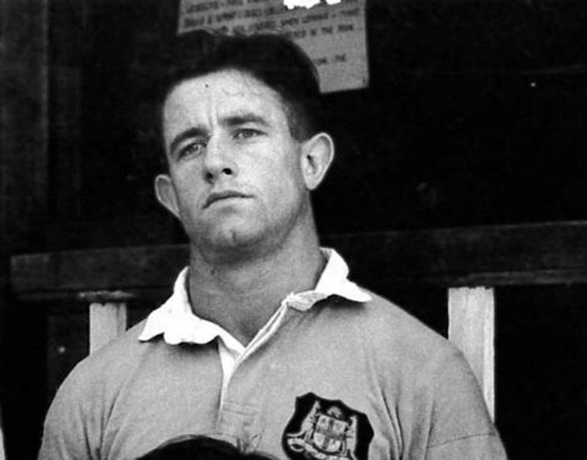 Ken McCaffery was a member of two World Cup campaigns and the 1952-53 Kangaroo tour