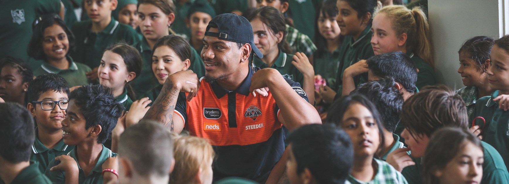 Wests Tigers at the NRL Community Blitz.