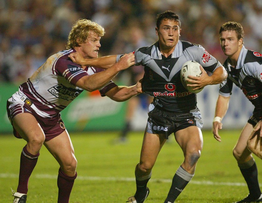 PJ Marsh played 35 games for the Warriors across 2002-03. ©NRL Photos