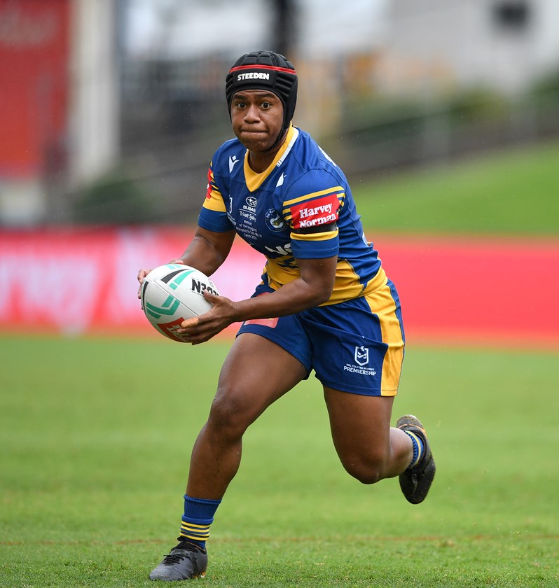 Eels five-eighth Sereana Naitokatoka is among the Fijian stars in the NRLW