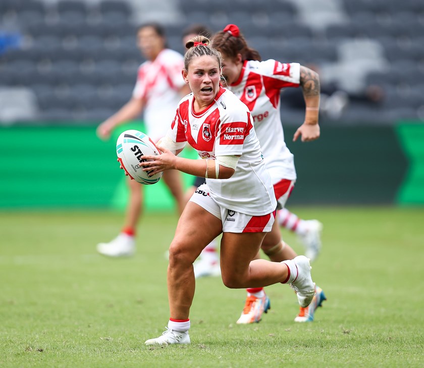 Keeley Davis has played every Dragons game since the inception of the NRLW