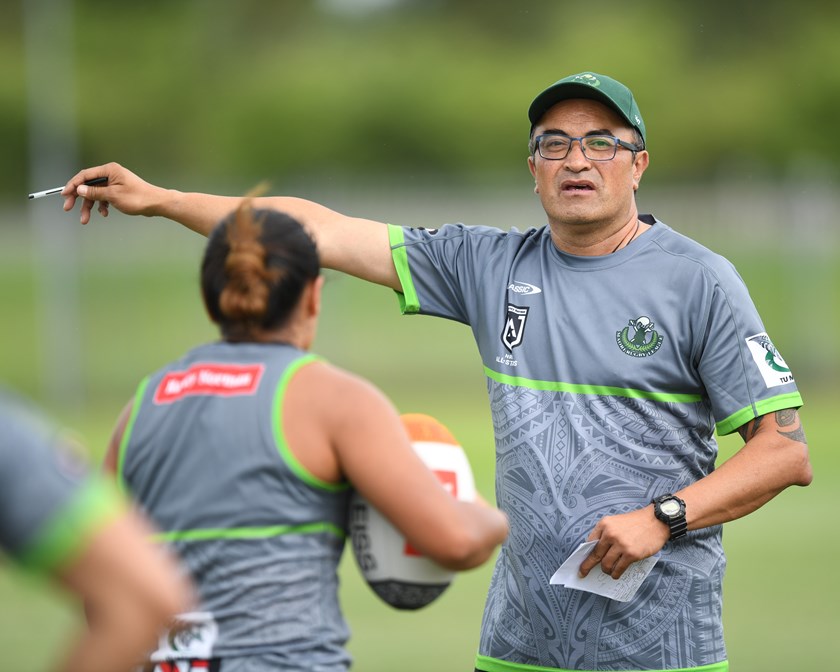New Zealand Maori Ferns coach Keith Hanley. 