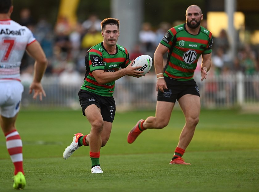 Rookie Souths halfback Lachlan Ilias in the Charity Shield