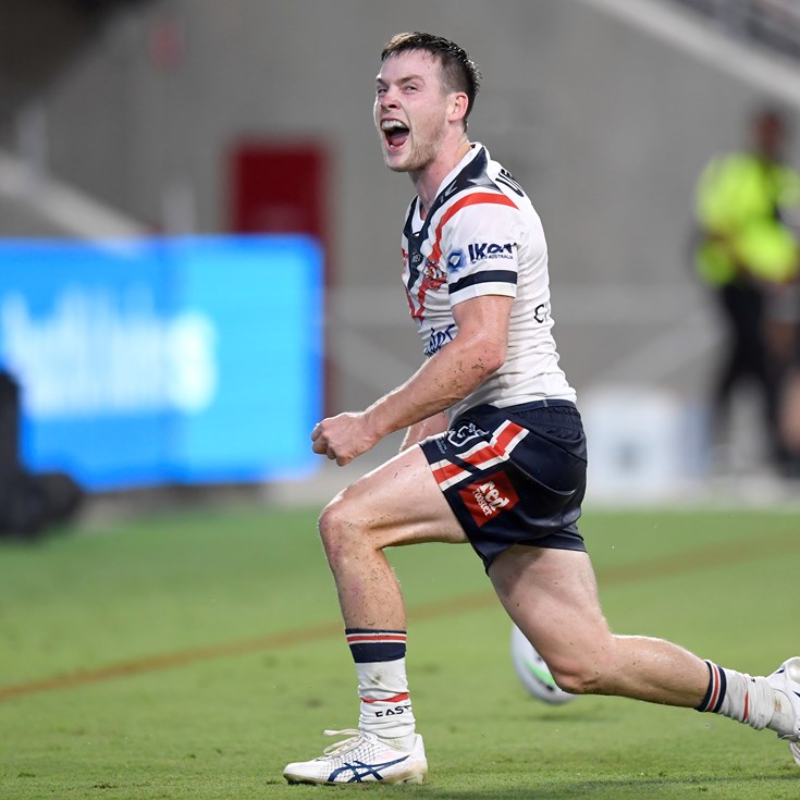 Roosters halves pave the way for gritty win over Broncos