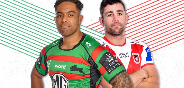 Rabbitohs v Dragons: Taaffe, Moale named; Su'A returns from suspension