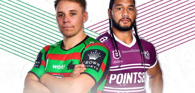 Rabbitohs v Sea Eagles: Tass, Havili come in; Schuster returns