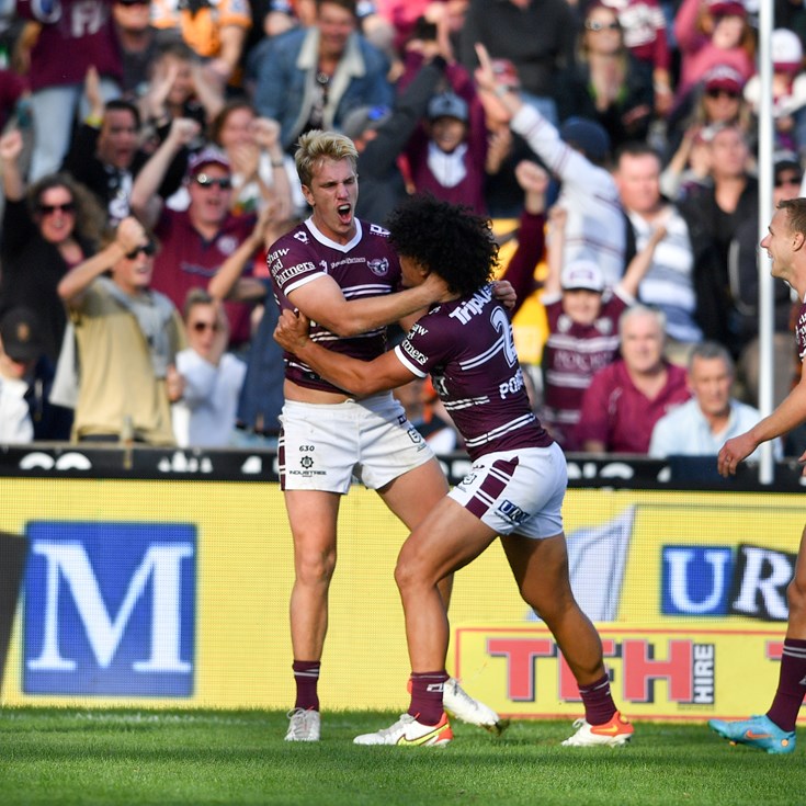 Tries flow freely as Sea Eagles hold off Tigers