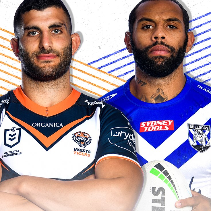 Wests Tigers v Bulldogs: Madden in for Brooks; Averillo recalled