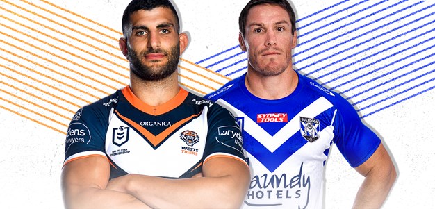 Wests Tigers v Bulldogs: Naden set for club debut; Addo-Carr to miss